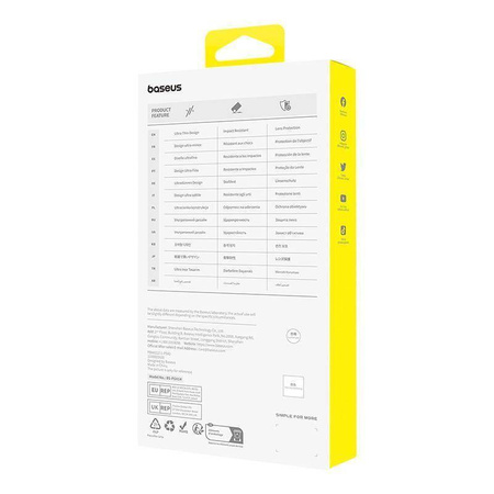 Etui APPLE IPHONE 15 PLUS Baseus OS-Lucent Series transparentne