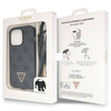 Oryginalne Etui IPHONE 14 PRO Guess Hardcase Crossbody 4G Metal Logo (GUHCP14LP4TDSCPK) czarne