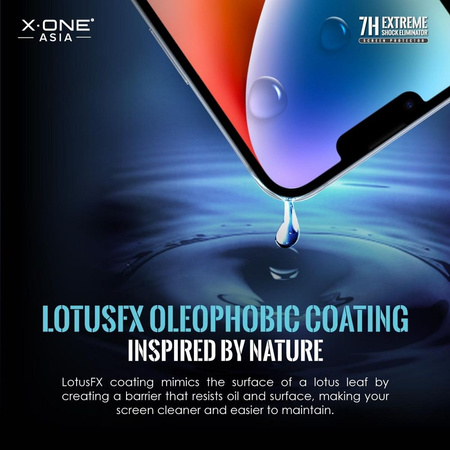 Szkło hartowane X-ONE Extreme Shock Eliminator 4th gen. - do iPhone 14 Pro/15