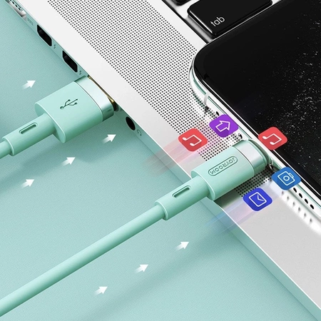 Joyroom USB-Kabel - Lightning 2,4A 1,2 m (S-1224N2 Weiß)