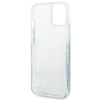 Schutzhülle IPHONE 14 Guess Hardcase Flower Liquid Glitter grün