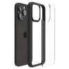 Spigen Crystal Hybrid, mattschwarz – iPhone 15 Pro