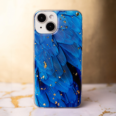 Nakładka Gold Glam do Samsung Galaxy A25 5G (global) Blue