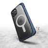 Raptic X-Doria Secure Case iPhone 14 mit gepanzerter blauer MagSafe-Hülle
