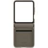 Eco-leather case for Samsung Galaxy Z Flip 5 - brown