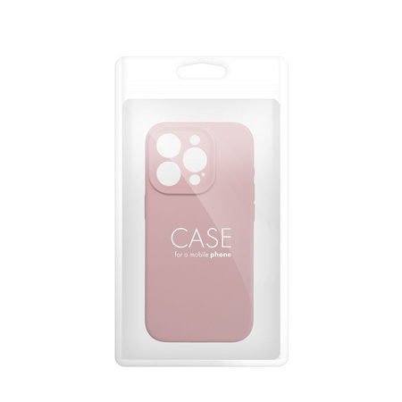 Futerał SILICONE 2mm do IPHONE 15 Pro Max pudrowy róż