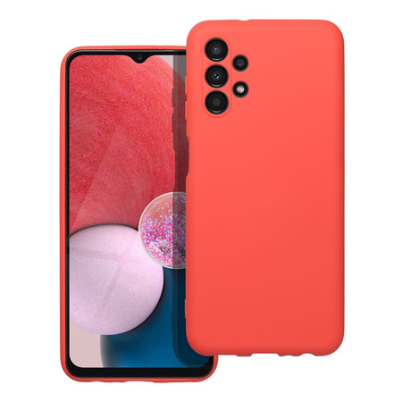 Futerał SILICONE do SAMSUNG Galaxy A13 4G brzoskwiniowy