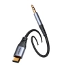 Joyroom Stereo-Audiokabel AUX 3,5 mm Miniklinke – USB-C für Telefon 1,2 m schwarz (SY-A07)