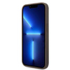 Guess 4G Bottom Stripe Metal Logo Collection - Etui iPhone 14 Pro Max (brązowy)