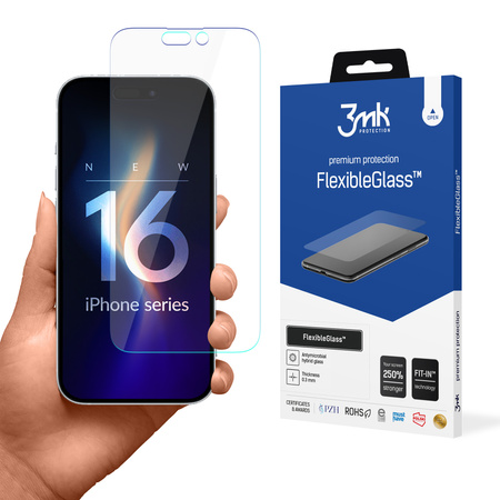 Szkło hybrydowe do iPhone 16 Pro - 3MK FlexibleGlass