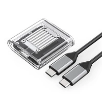 Kieszeń dyskowa M.2 NVME USB-C 3.2 - przezroczysta