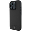 Mercedes nakładka do iPhone 16 Pro Max 6,9&quot; MEHMP16X23RBARK Hardcase Textured And Plain Leather MagSafe czarna