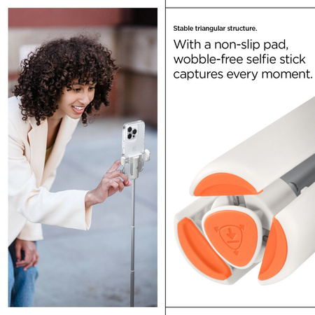 SPIGEN S541W BLUETOOTH SELFIE STICK TRIPOD DUNE BEIGE