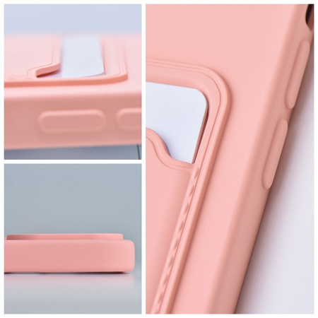 Futerał CARD CASE do IPHONE 15 PRO MAX różowy