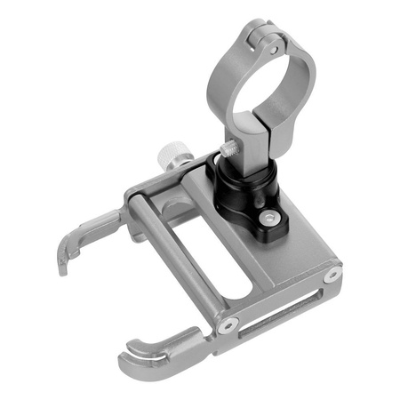 Uchwyt rowerowy na kierownice GUB P30 Aluminium srebrny