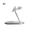 Puro Mag Station Qi2 3-in-1 Kabelloses Ladegerät Kompatibel mit MagSafe - Weiß