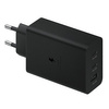 Samsung wall charger 2x USB Type C / USB 65W black (EP-T6530NBEGEU)