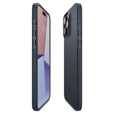 Spigen Thin Fit, Metallschiefer – iPhone 15 Pro Max