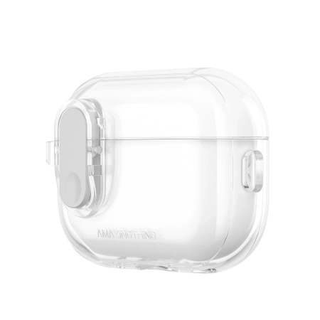 AmazingThing Minimal Case für AirPods Pro 2, Silikonhülle, transparent
