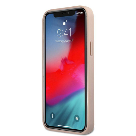 Guess GUHCP12M4GMGPI iPhone 12/12 Pro 6,1" różowy/pink hardcase 4G Big Metal Logo