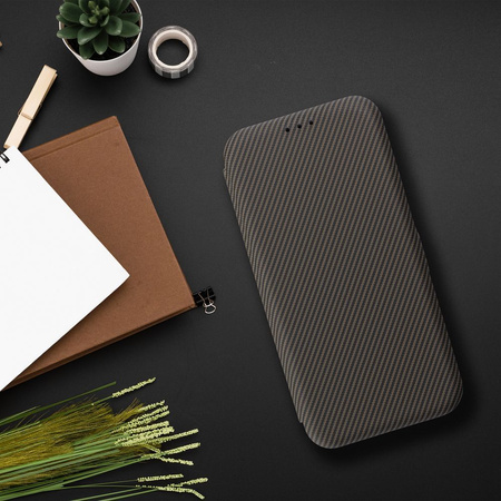 Kabura FOLIO Side Magnet do SAMSUNG S24 FE brązowy