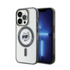 Karl Lagerfeld IML Choupette's Head MagSafe case for iPhone 15 Pro - transparent