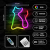Neon LED RGB KOT FLRN03 + pilot Forever Light