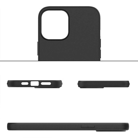 Back Case MATT do MOTOROLA MOTO G55 5G Czarny