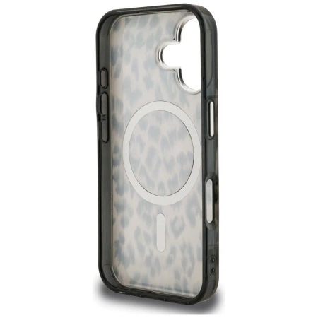 Karl Lagerfeld IML Leopard Pattern MagSafe Case für iPhone 16 - Braun