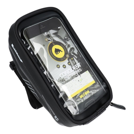 Uchwyt rowerowy / torba z pokrowcem na kierownice, na zamek WILDMAN E1 1L 4" - 7"