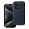 Futerał Silicone Mag Cover kompatybilny z MagSafe do IPHONE 15 PRO MAX tytanowy niebieski
