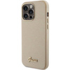 Guess Glitter Glossy Script Hülle für iPhone 15 Pro Max – Gold