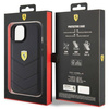 Etui Ferrari Quilted Metal Logo na iPhone 15 - czarne