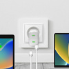 PURO MiniPro Wall Charger GaN - Ładowarka sieciowa 2 x USB-C 35W PD (biały)