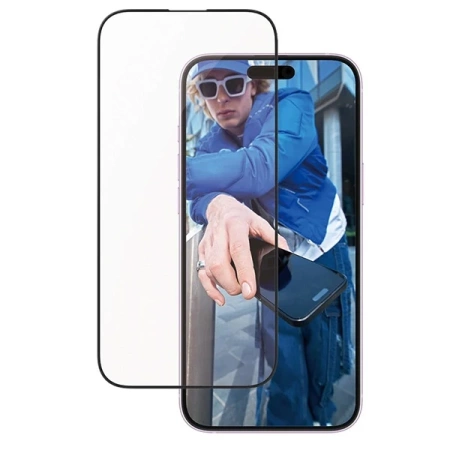 PanzerGlass Displayschutzfolie Aluminiumrahmen iPhone 16 Plus 6,7&quot; Ultra-Wide Fit 2851