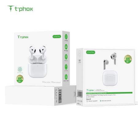 SŁUCHAWKI T-PHOX TWS U14 PRO WHITE