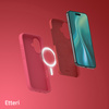 Nakładka Etteri Silicone Mag do iPhone 16 6,1" malinowa