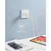 VEGER ładowarka sieciowa USB A + Typ C PD QC3.0 3A 30W VLS302U biała