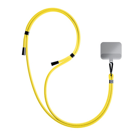 3MK EasyClip Yellow (black) smycz do telefonu