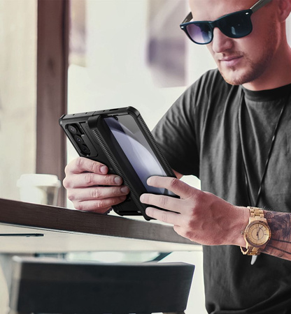 Case SAMSUNG GALAXY Z FOLD 5 Tech-Protect Kevlar Pro black