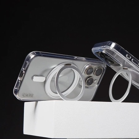 CARE by PanzerGlass Feature Kickstand Case iPhone 16 Pro 6.3&quot; silver/silver MagSafe 1326