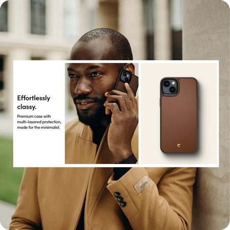 Spigen CYRILL KAJUK MAG MAGSAFE IPHONE 14 PLUS SATTEL BRAUN