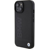 Etui BMW Leather Hot Stamp na iPhone 15 Plus - czarne