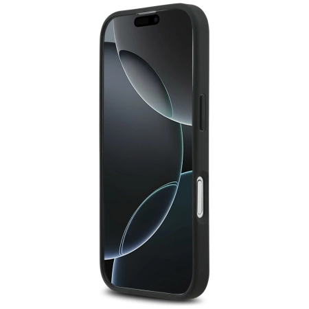 Mercedes Leather Vintage Logo MagSafe Case for iPhone 17 - Black