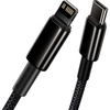 Baseus kabel USB Typ C - Lightning szybkie ładowanie Power Delivery 20 W 2 m czarny (CATLWJ-A01)