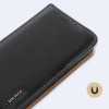 Dux Ducis Hivo iPhone 15 Plus RFID Blocking Wallet Case - Black