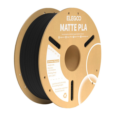 Filament PLA Matte ELEGOO (Black)