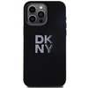 Etui DKNY Liquid Silicone Metal Logo na iPhone 15 Pro - czarne