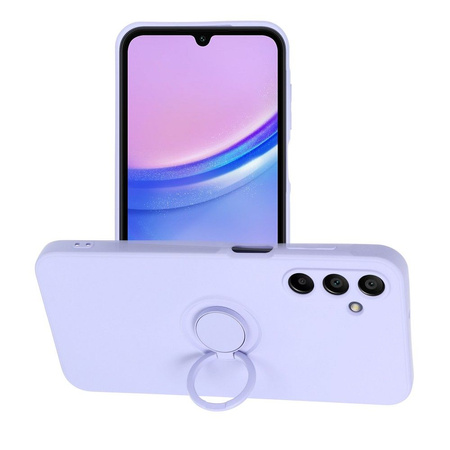 Futerał SILICONE RING do SAMSUNG Galaxy A15 5G fioletowy