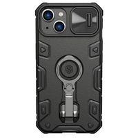 Nillkin CamShield Armor Pro Magnetic Case iPhone 14 Plus MagSafe armored cover stand ring black
